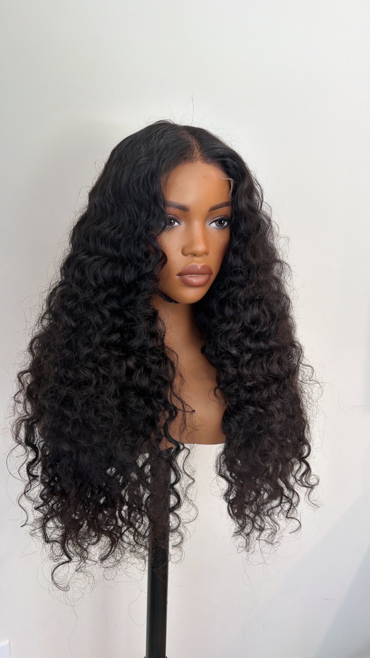 Raw Indian Curly 24” Glueless Closure Unit
