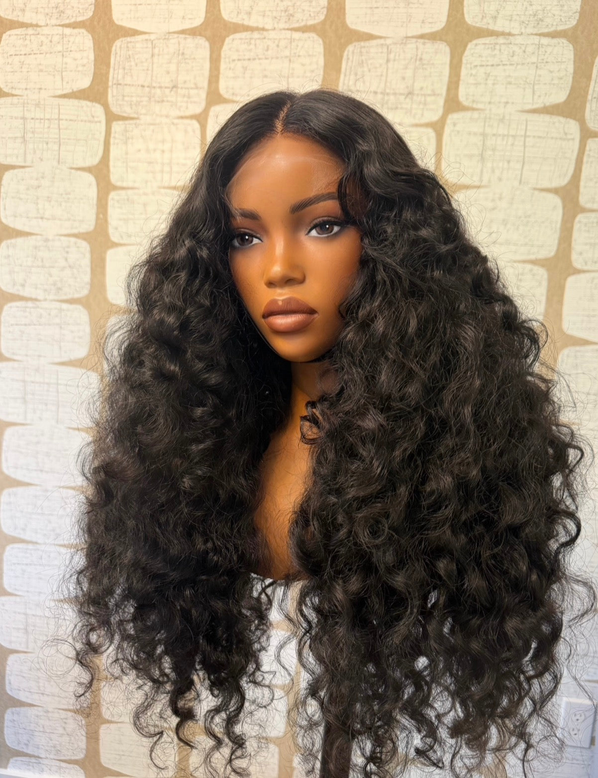 Raw Indian Curly Glueless Closure Unit