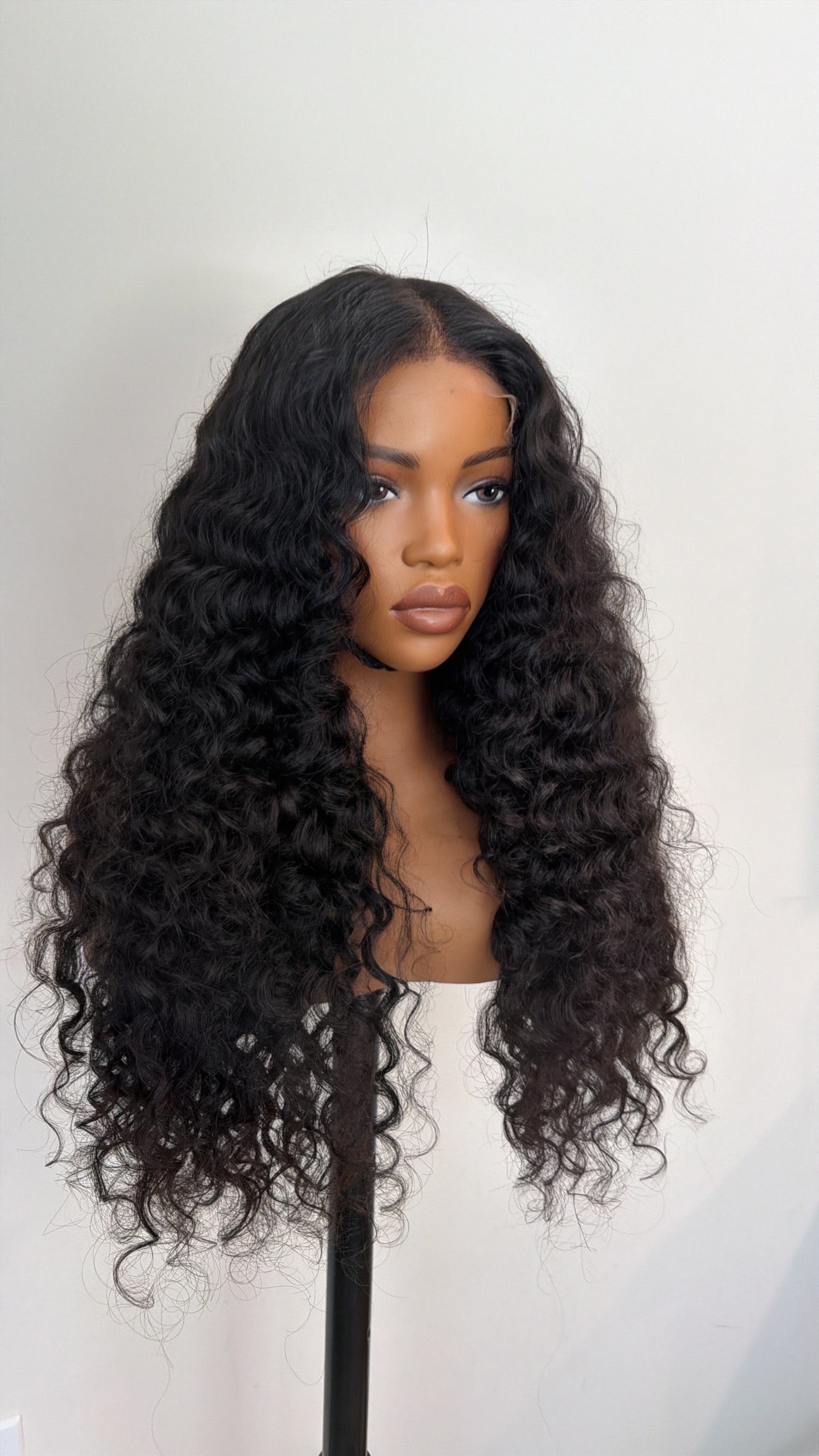 Raw Indian Curly 24” Glueless Closure Unit